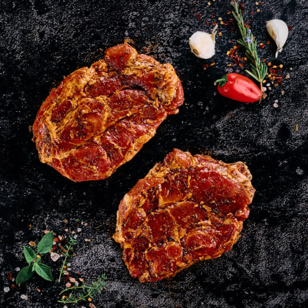 Μπριζολάκια Χοιρινά Λαιμού χωρίς κόκκαλο Μαριναρισμένα